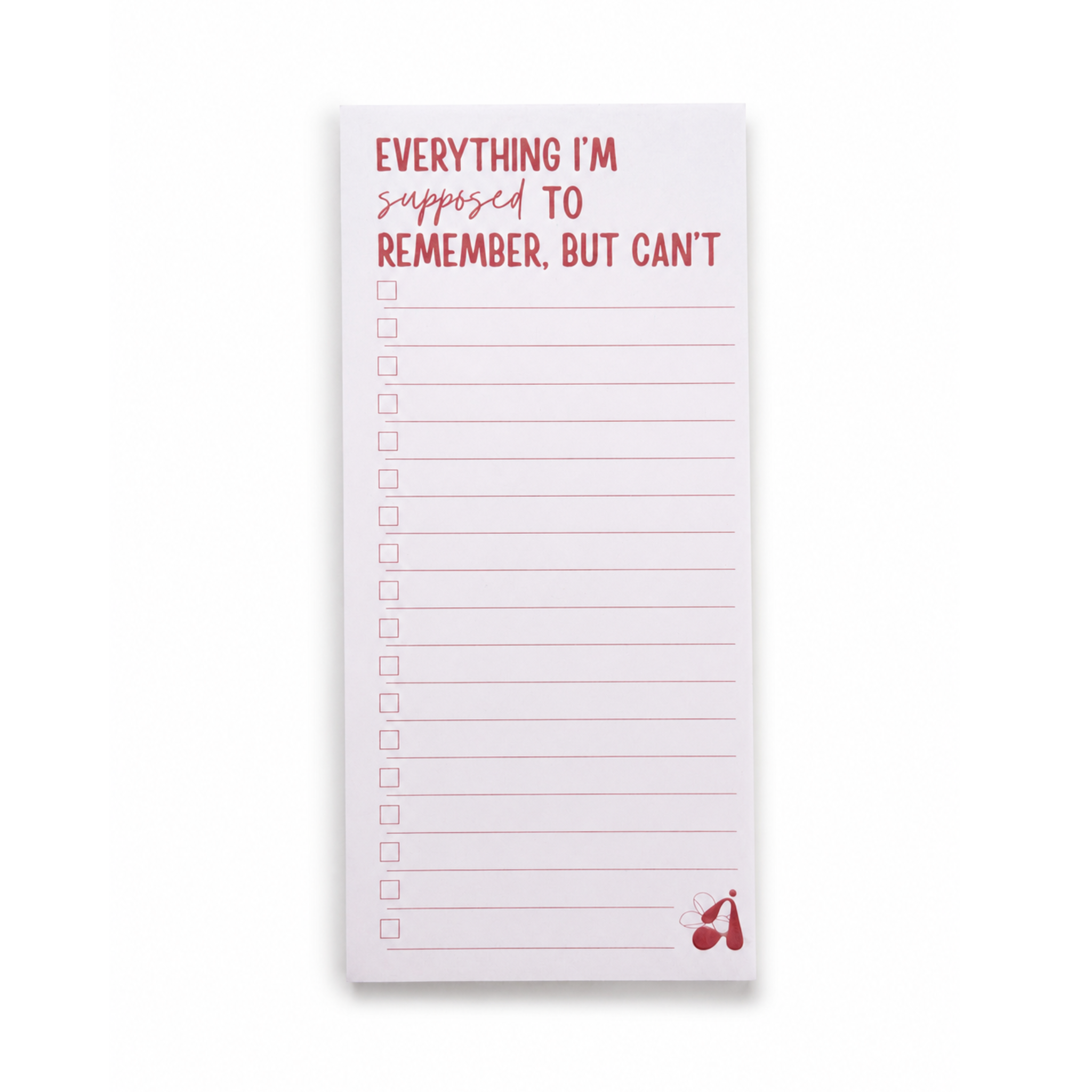 Everything I'm Supposed to Remember To-Do List