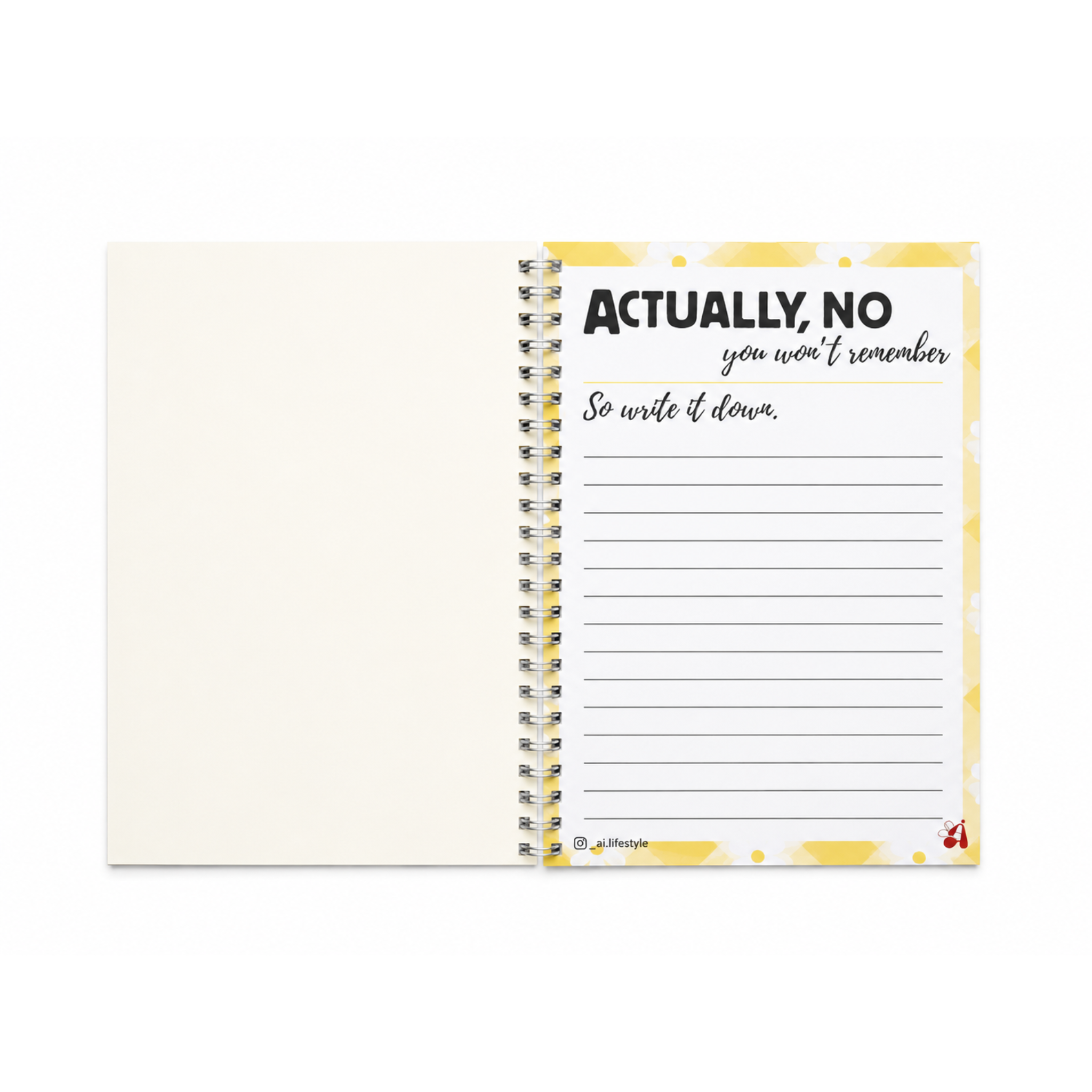Little Yellow Daisy Notepad